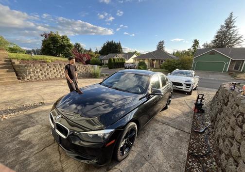 Black 2015 BMW 328 i xDrive