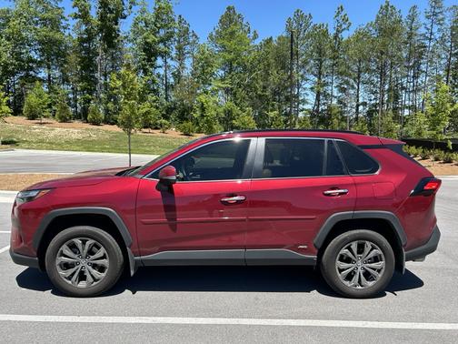 Red 2024 Toyota RAV4 Hybrid Limited