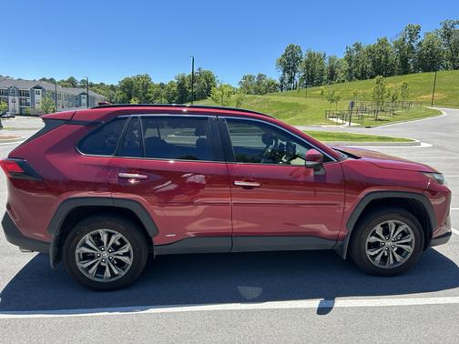 Red 2024 Toyota RAV4 Hybrid Limited