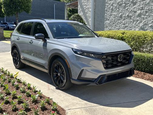 Gray 2025 Honda CR-V Hybrid Sport-L