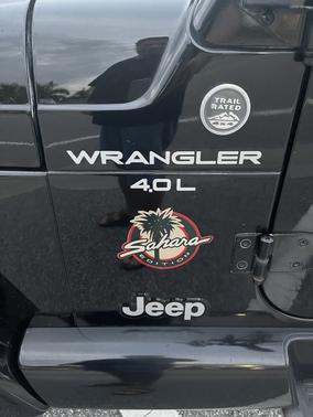 Black 1999 Jeep Wrangler Sahara