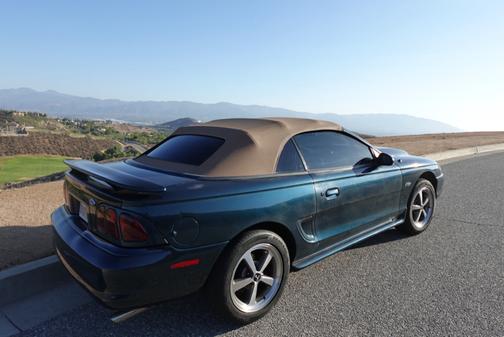 Green 1996 Ford Mustang GT