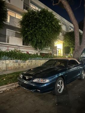 Green 1996 Ford Mustang GT