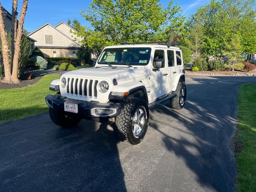 White 2021 Jeep Wrangler Unlimited Sahara