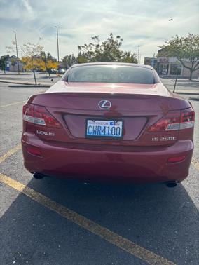 Red 2010 Lexus IS 250C Base