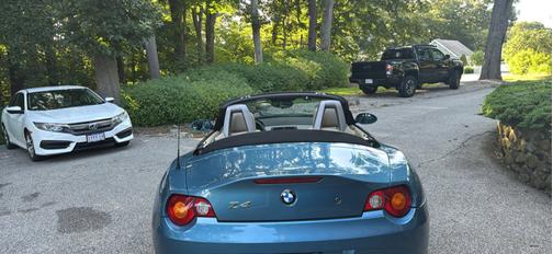 Blue 2003 BMW Z4 2.5i Roadster