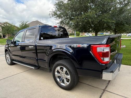 Blue 2021 Ford F-150 Lariat