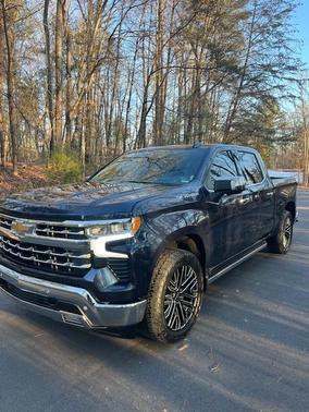 Blue 2022 Chevrolet Silverado 1500 LTZ