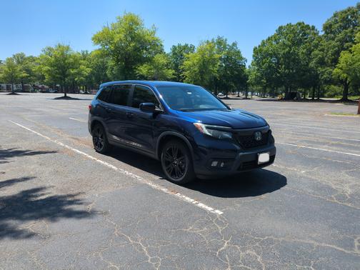 Blue 2019 Honda Passport Sport