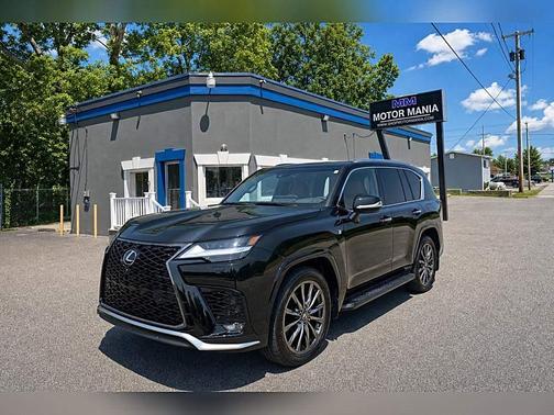 Black 2023 Lexus LX 600 F SPORT