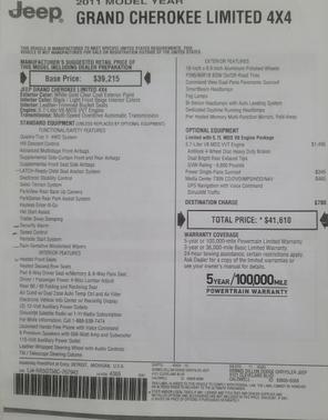 2011 Jeep Grand Cherokee Limited