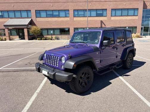 Purple 2017 Jeep Wrangler Unlimited Sport