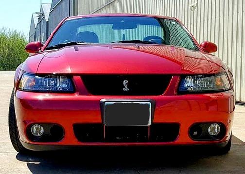 Red 2004 Ford Mustang SVT Cobra
