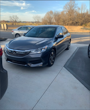 Silver 2017 Honda Accord LX