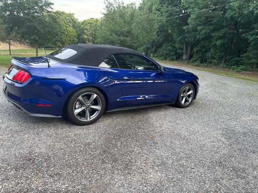Blue 2016 Ford Mustang EcoBoost Premium