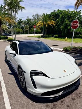 White 2020 Porsche Taycan Taycan 4S