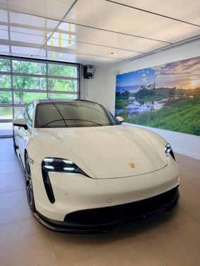 White 2020 Porsche Taycan Taycan 4S