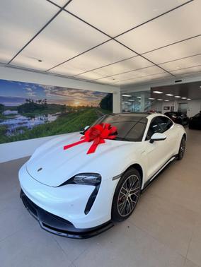 White 2020 Porsche Taycan Taycan 4S
