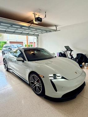 White 2020 Porsche Taycan Taycan 4S
