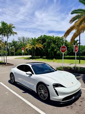 White 2020 Porsche Taycan Taycan 4S