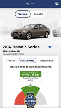 White 2014 BMW 320 i