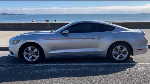 Silver 2015 Ford Mustang EcoBoost