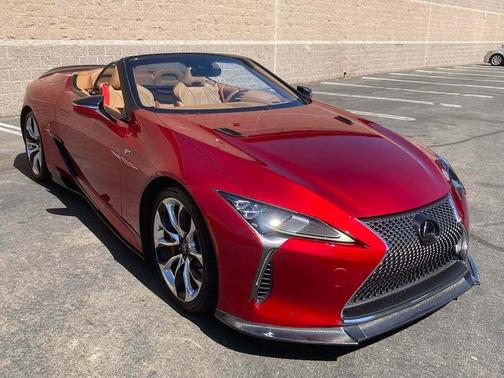 Red 2021 Lexus LC 500 Base