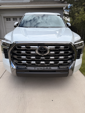 White 2025 Toyota Tundra Platinum