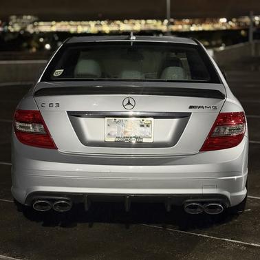 Silver 2009 Mercedes-Benz C-Class C 63 AMG