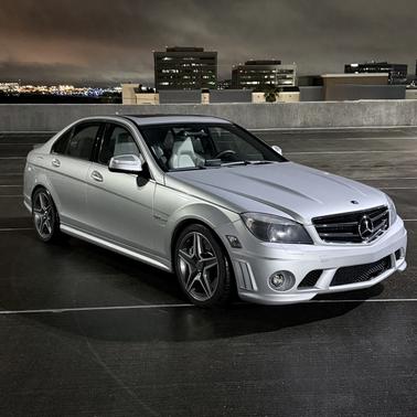 Silver 2009 Mercedes-Benz C-Class C 63 AMG