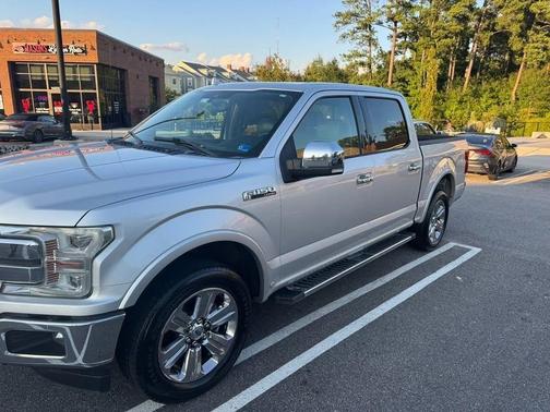 Silver 2018 Ford F-150 Lariat