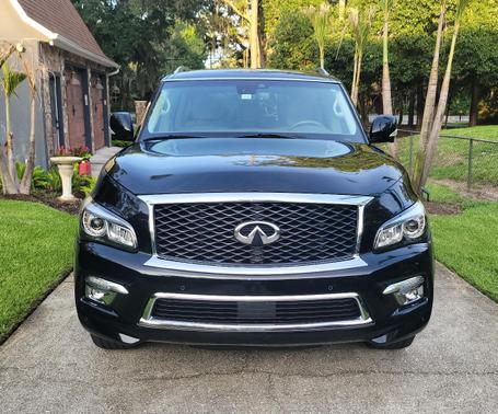 Black 2017 INFINITI QX80 Base