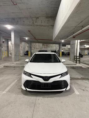 White 2020 Toyota Camry LE