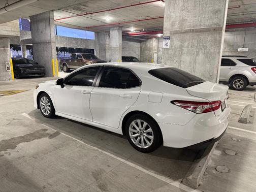 White 2020 Toyota Camry LE