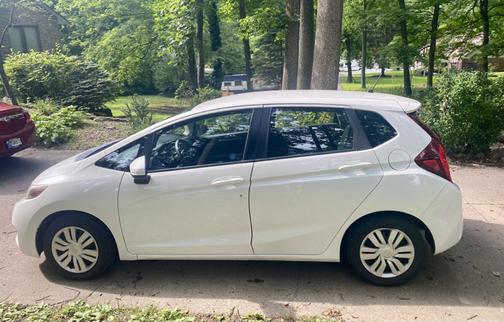White 2016 Honda Fit LX