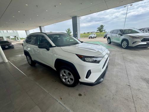 White 2020 Toyota RAV4 LE