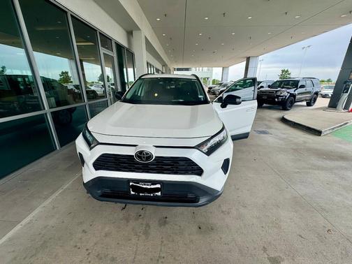 White 2020 Toyota RAV4 LE