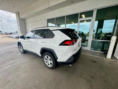 White 2020 Toyota RAV4 LE