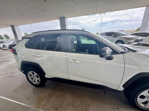 White 2020 Toyota RAV4 LE