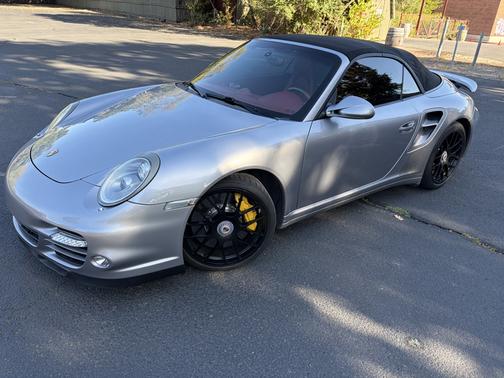 Silver 2011 Porsche 911 911 Turbo S Cabriolet