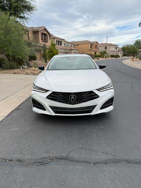 White 2025 Acura TLX Technology