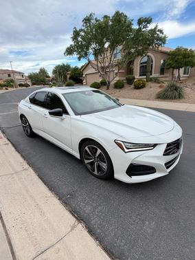 White 2025 Acura TLX Technology