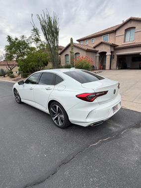 White 2025 Acura TLX Technology