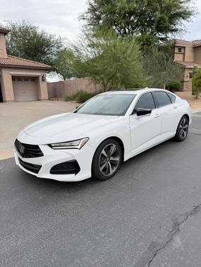 White 2025 Acura TLX Technology