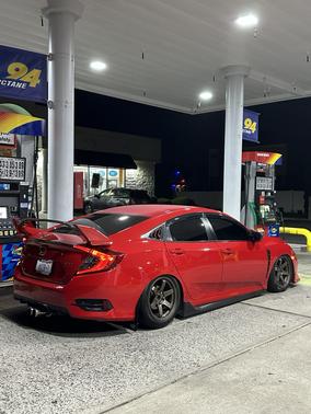 Red 2019 Honda Civic Sport