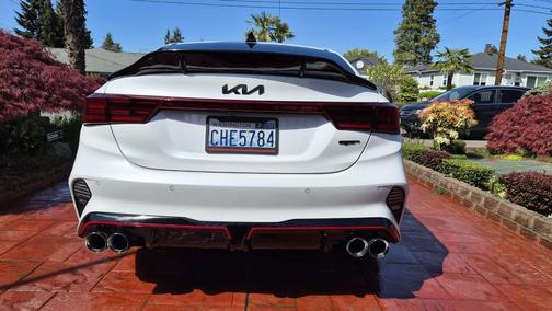 White 2023 Kia Forte GT