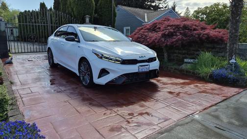 White 2023 Kia Forte GT