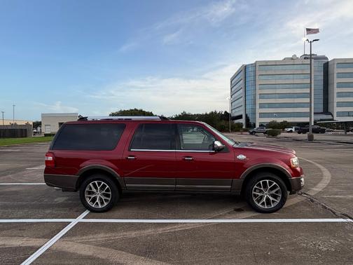Red 2016 Ford Expedition EL King Ranch