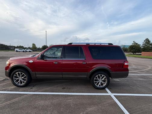 Red 2016 Ford Expedition EL King Ranch