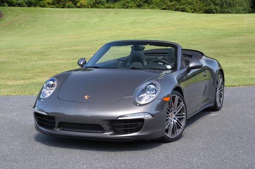 Gray 2015 Porsche 911 911 Carrera 4S Cabriolet